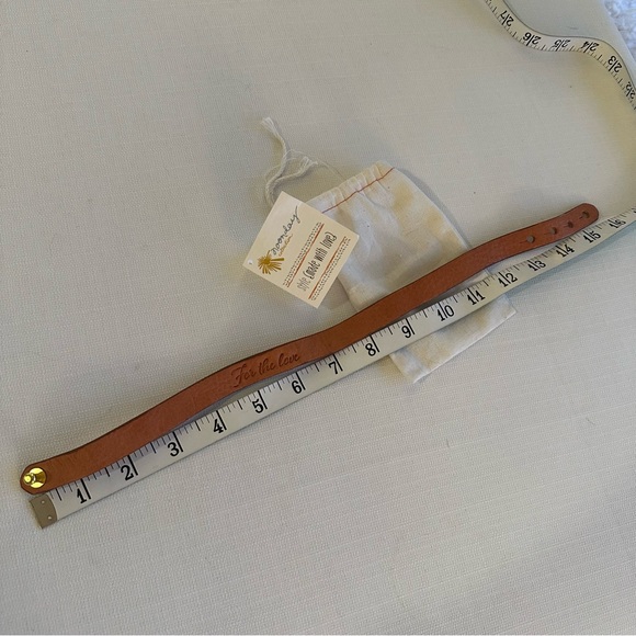 Noonday Collection Leather Wrap Bracelet “For the Love” Jen Hatmaker Collab - Picture 6 of 8